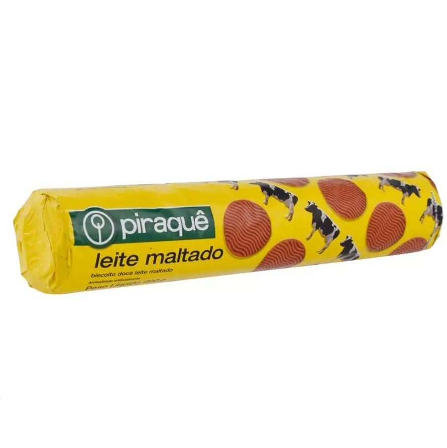 PIRAQUE BISCOITO LEITE MALTADO