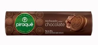PIRAQUE BISCOITO RECHEADO DE CHOCOLATE