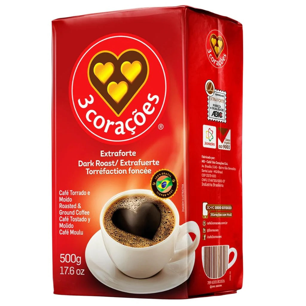 CAFE 3 CORACOES EXTRA FORTE 500 GR