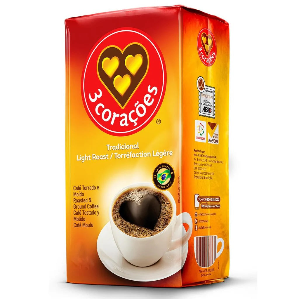 CAFE 3 CORACOES TRADICIONAL 500 GR