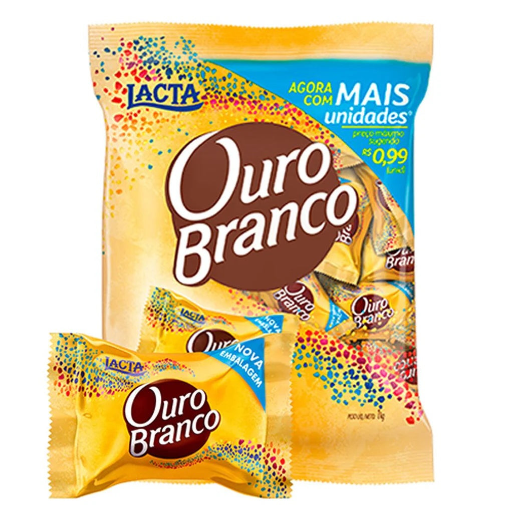 BOMBOM OURO BRANCO PACOTE 1 KG