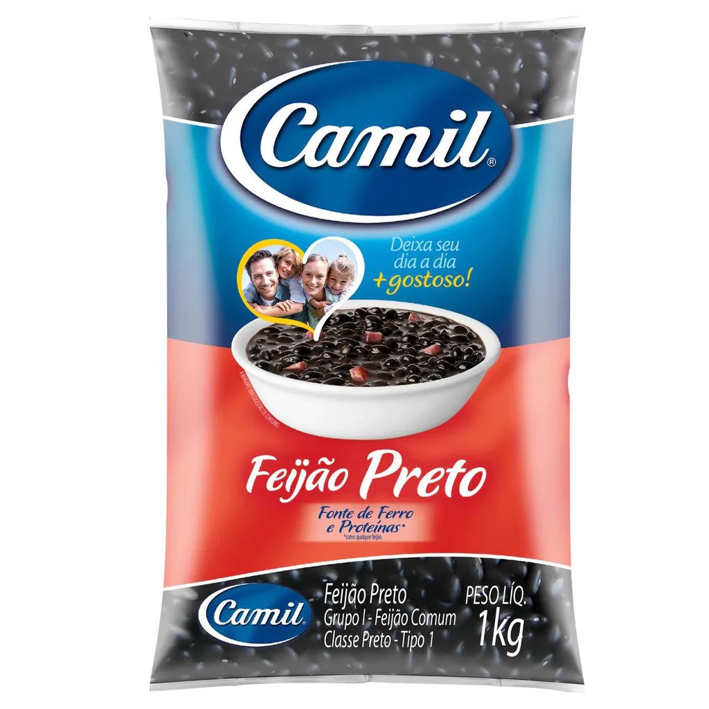 FEIJAO PRETO CAMIL 1 KG