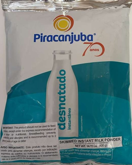 LEITE DESNATADO INSTANTANEO PIRACANJUBA 400 GR