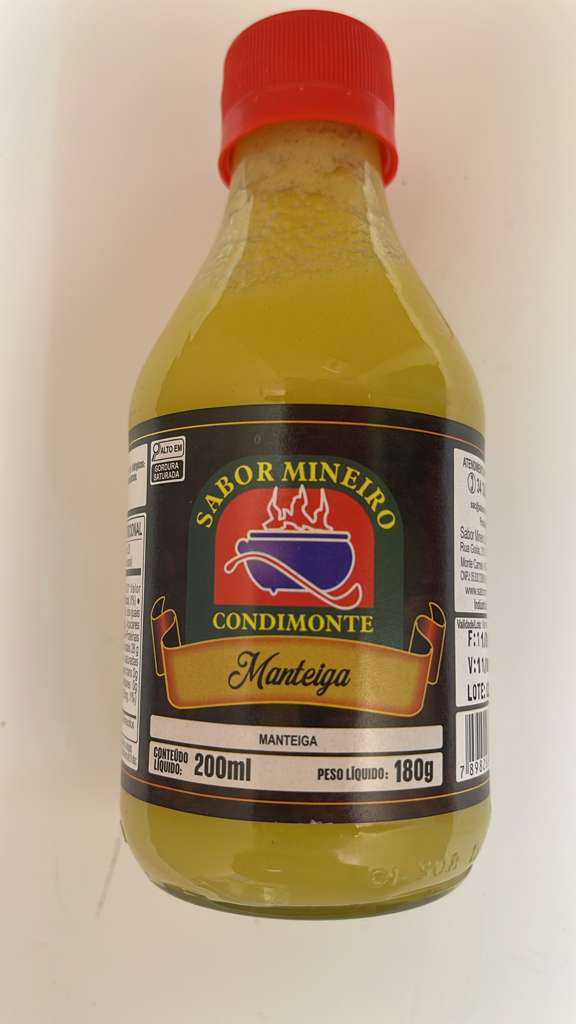 MANTEIGA DE GARRAFA SABOR MINEIRO 180 GR