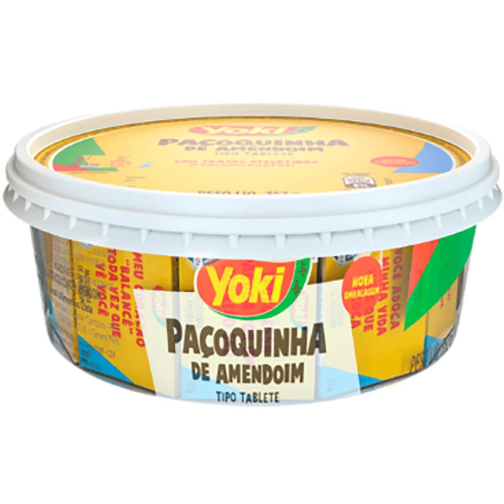 PAÇOCA DE AMENDOIM EM TABLETE YOKI 352GR