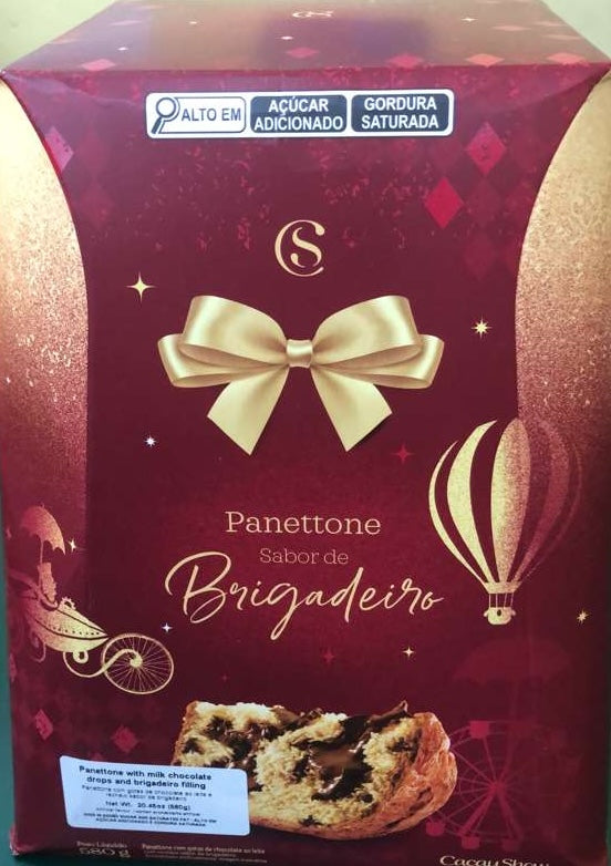 PANETTONE SABOR BRIGADEIRO CACAU SHOW