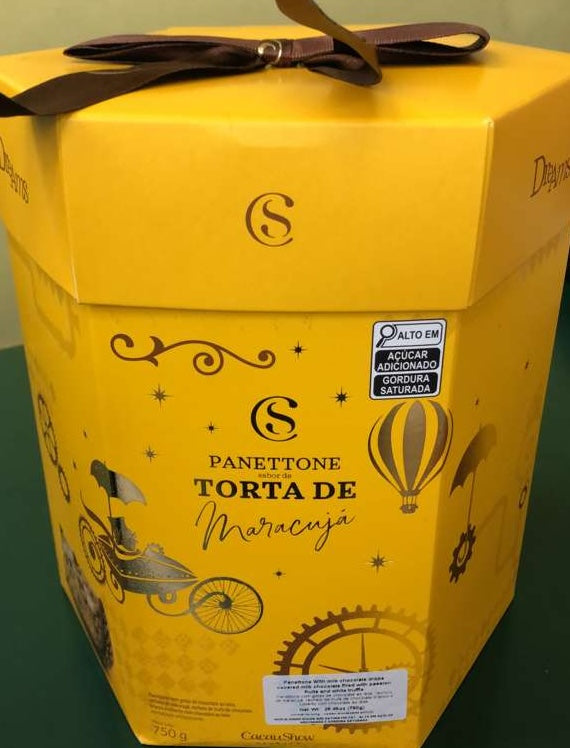 PANETTONE TORTA DE MARACUJA CACAU SHOW 750 GR