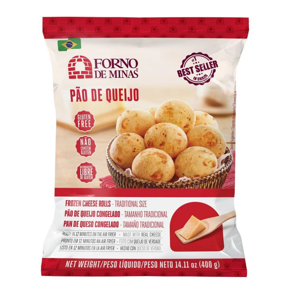 PAO DE QUEIJO TRADICIONAL FORNO DE MINAS 400GR