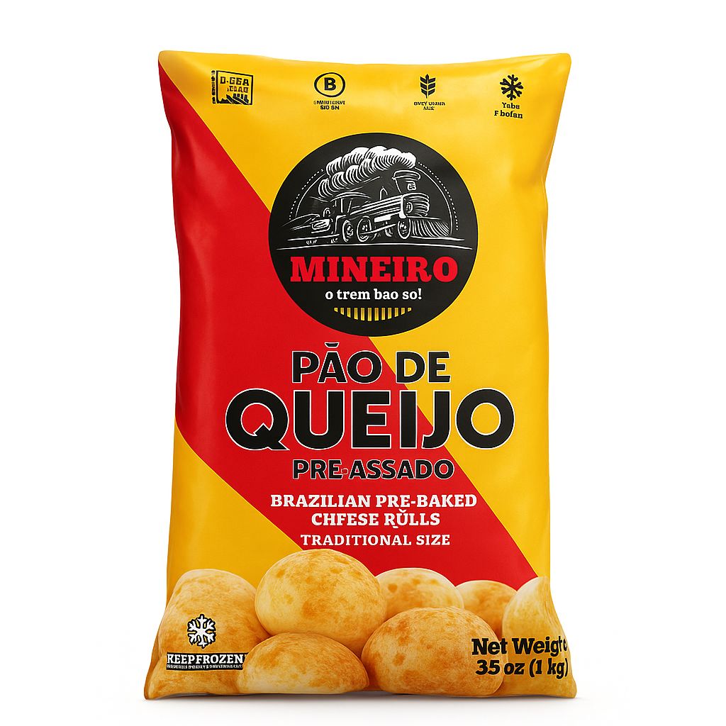 PAO DE QUEIJO PRE ASSADO MINEIRO 1 KG