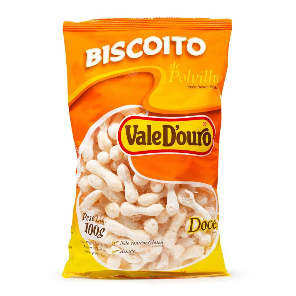 BISCOITO DE POLVILHO DOCE VALE D'OURO 100 GR